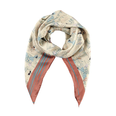 Paul Costelloe Living Silhouette Lady Scarf